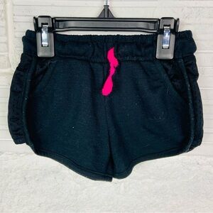 THE LIMITED Black Shorts with Pink breathable Accent size 2T